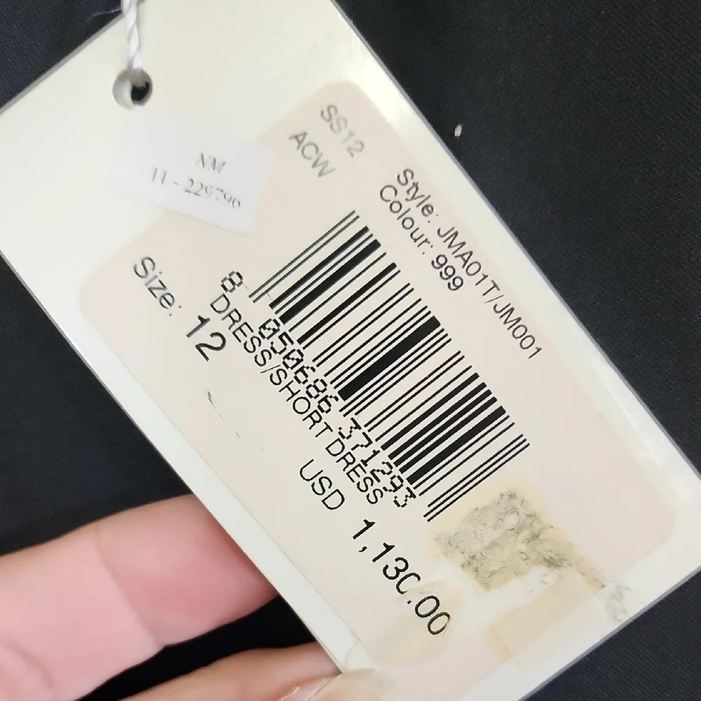 Armani Collezioni Black Midi Dress